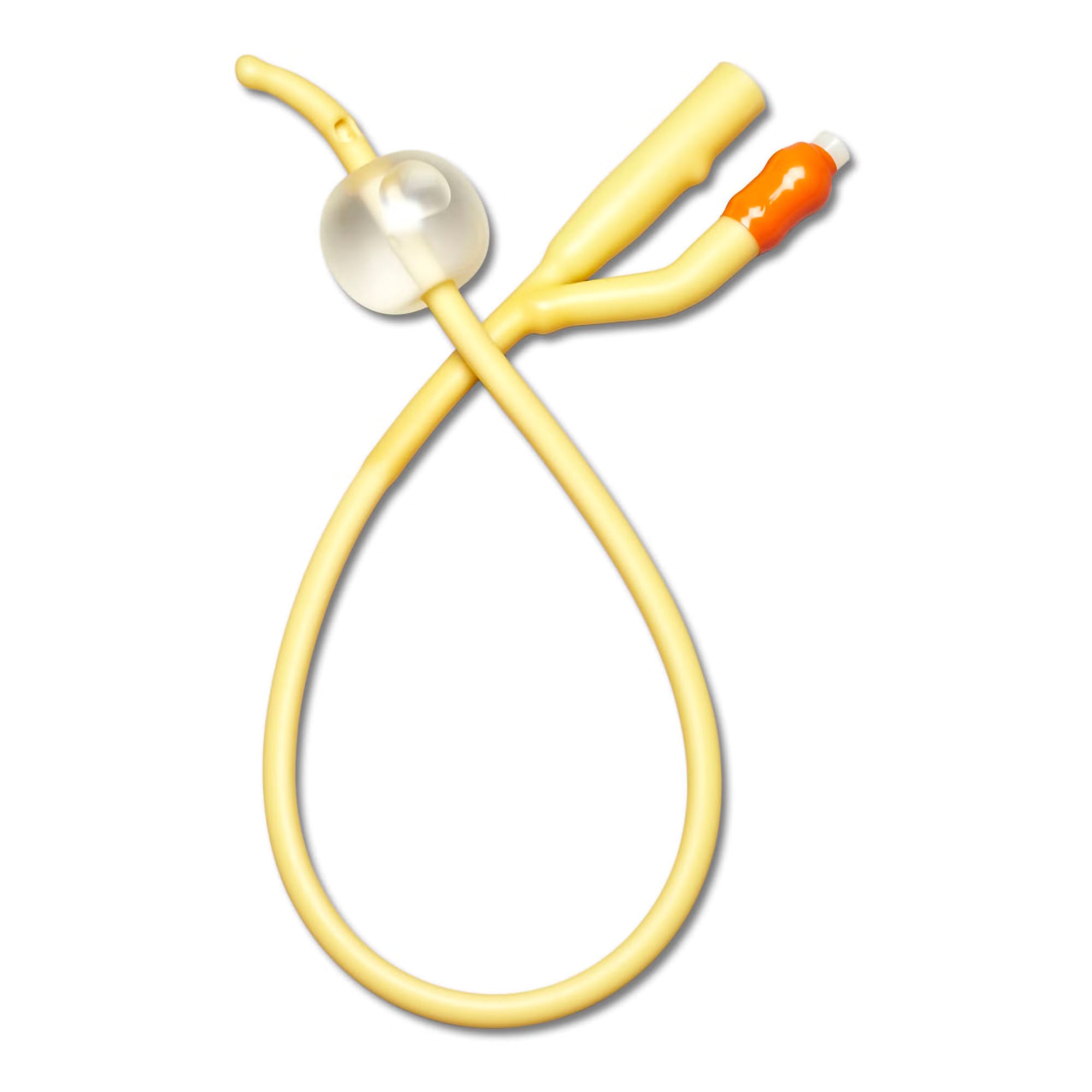 Medline Foley Catheter Medline 2-Way Coude Tip 10 cc Balloon 16 Fr. Elastomer Coated Silicone (DYND11216 / CS)