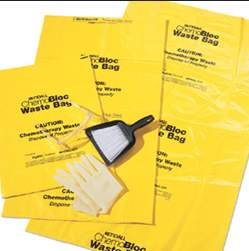 BAG WASTE CHEMO SOFT GOODS4MIL YEL 2GAL 250/CS