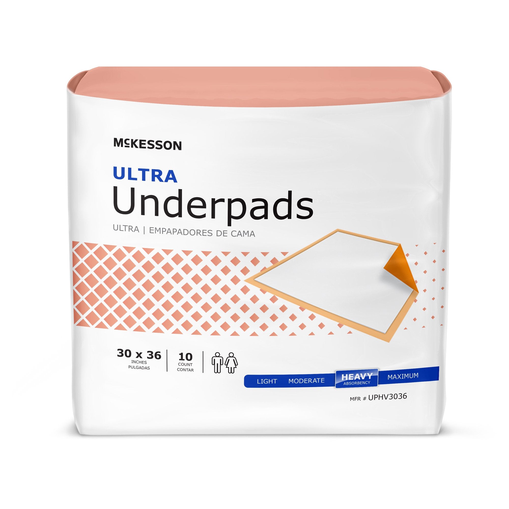 McKesson Brand McKesson Ultra Heavy Absorbency Underpad, 30 x 36 Inch (100/CS)