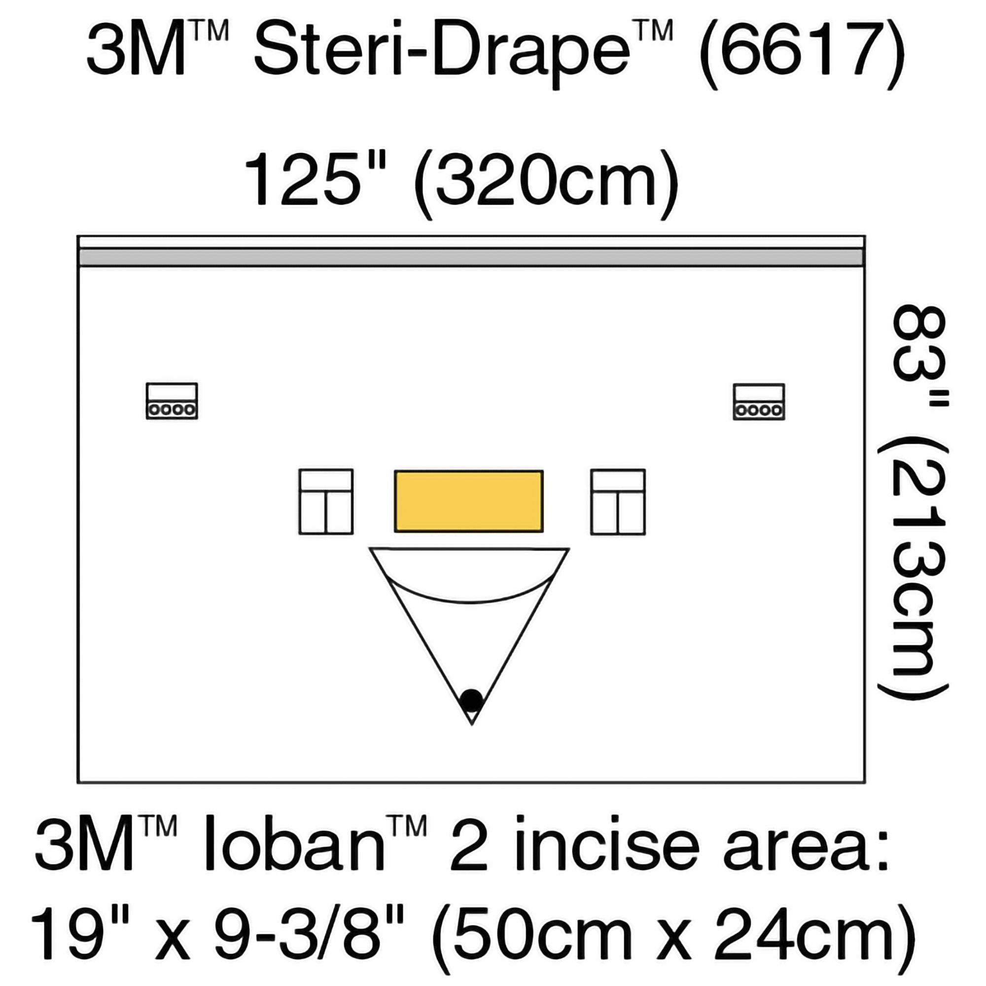 Solventum Corporation 3M Steri-Drape Sterile Orthopedic Drape, 125 x 83 Inch (20/CS)