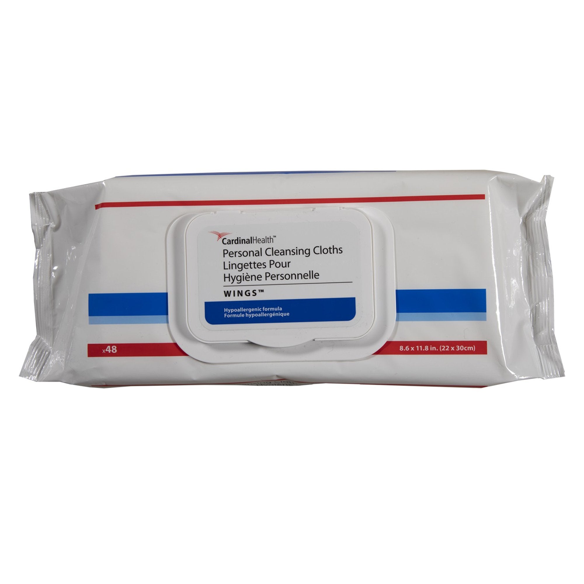 Cardinal Cardinal Health Wings Personal Cleansing Cloths, Soft Pack (576/CS)