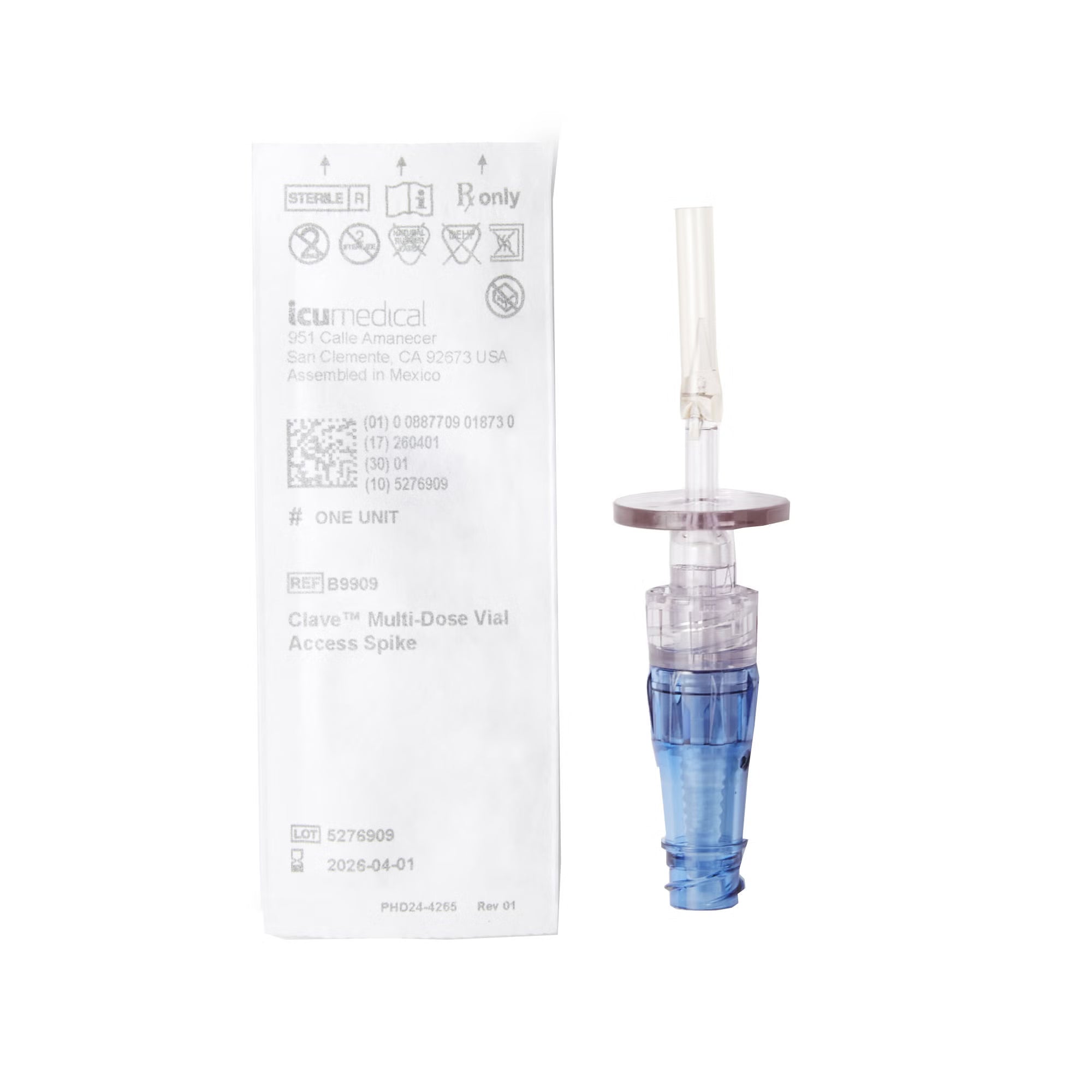 Vial Access Spike Bravo 24 (Case of 50)