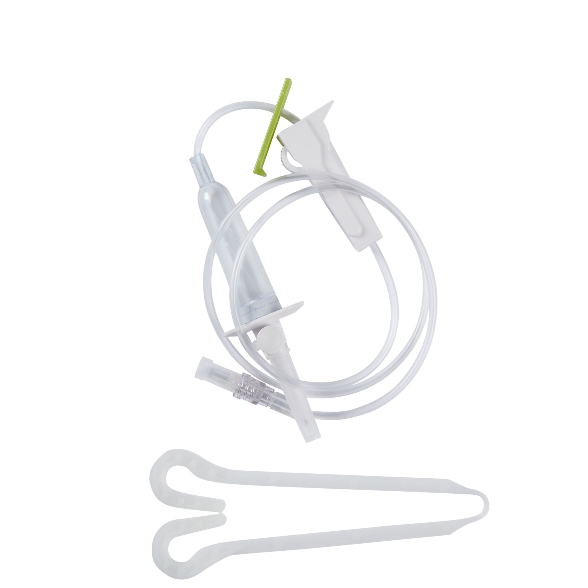 Secondary IV Administration Set ICU Gravity Without Ports 15 Drops / mL Drip Rate Without Filter 37 Inch Tubing Solution (Case of 50)