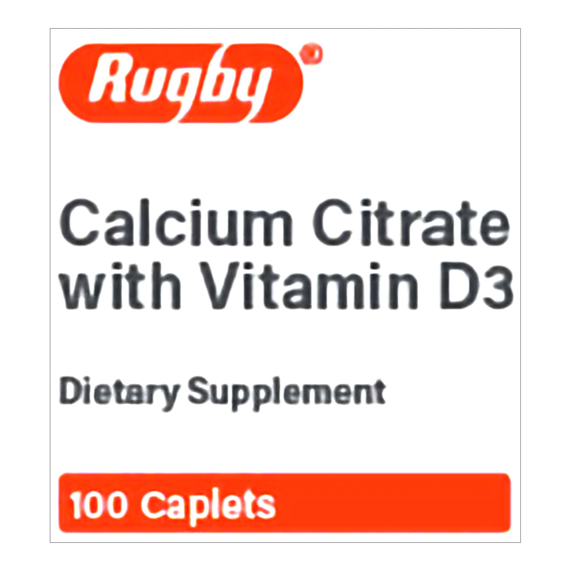 Joint Health Supplement Calcium Citrate / Vitamin D3 315 mg - 5 mcg Strength Tablet 100 per Bottle