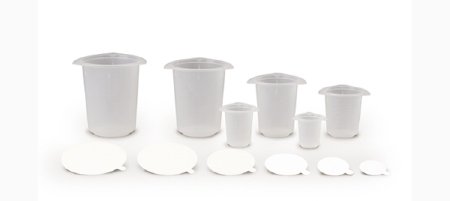 BEAKER TRI-POUR 1000ML CLR25/SLV 4SLV/CS