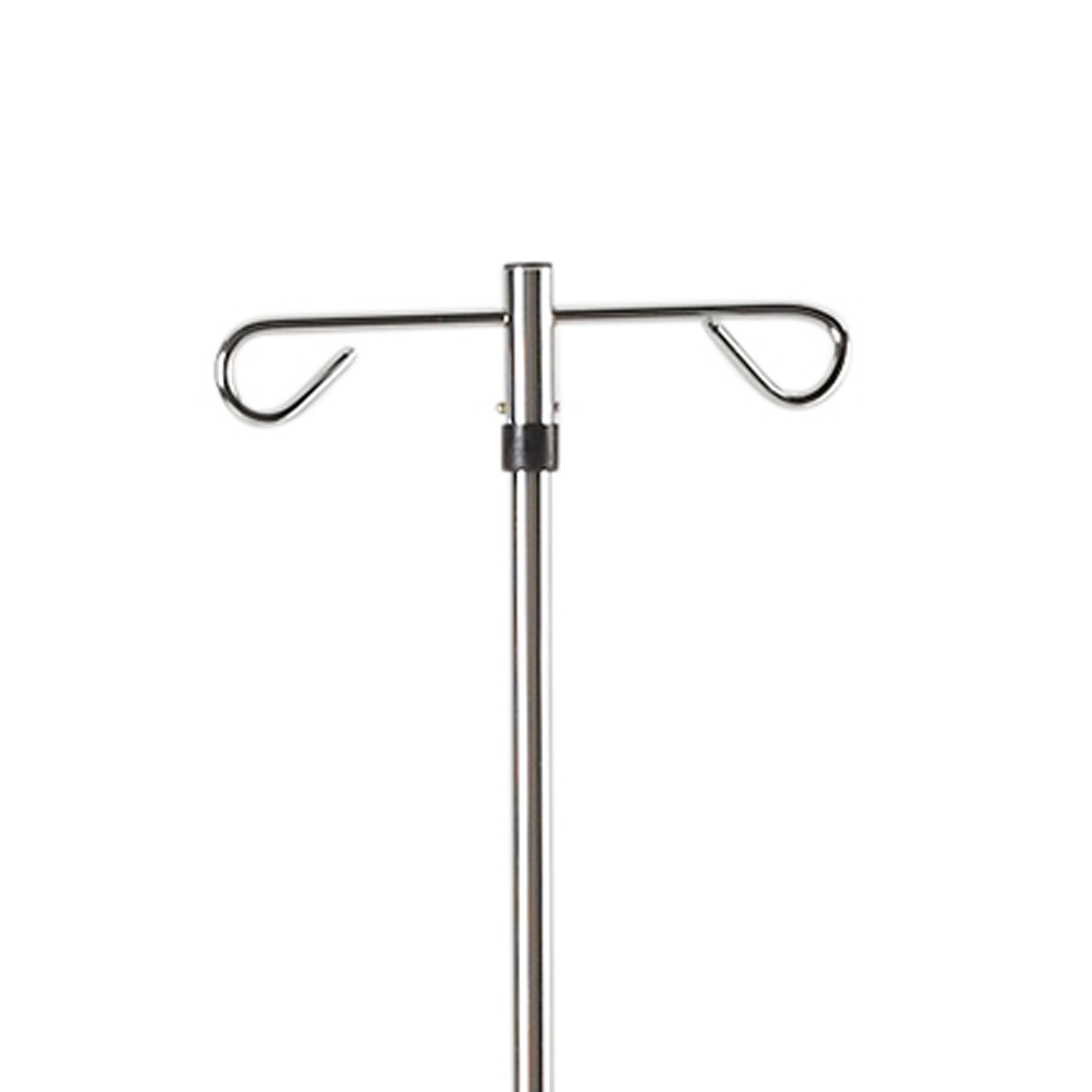 Drive DeVilbiss Healthcare drive Steel IV Pole, 2-Hook