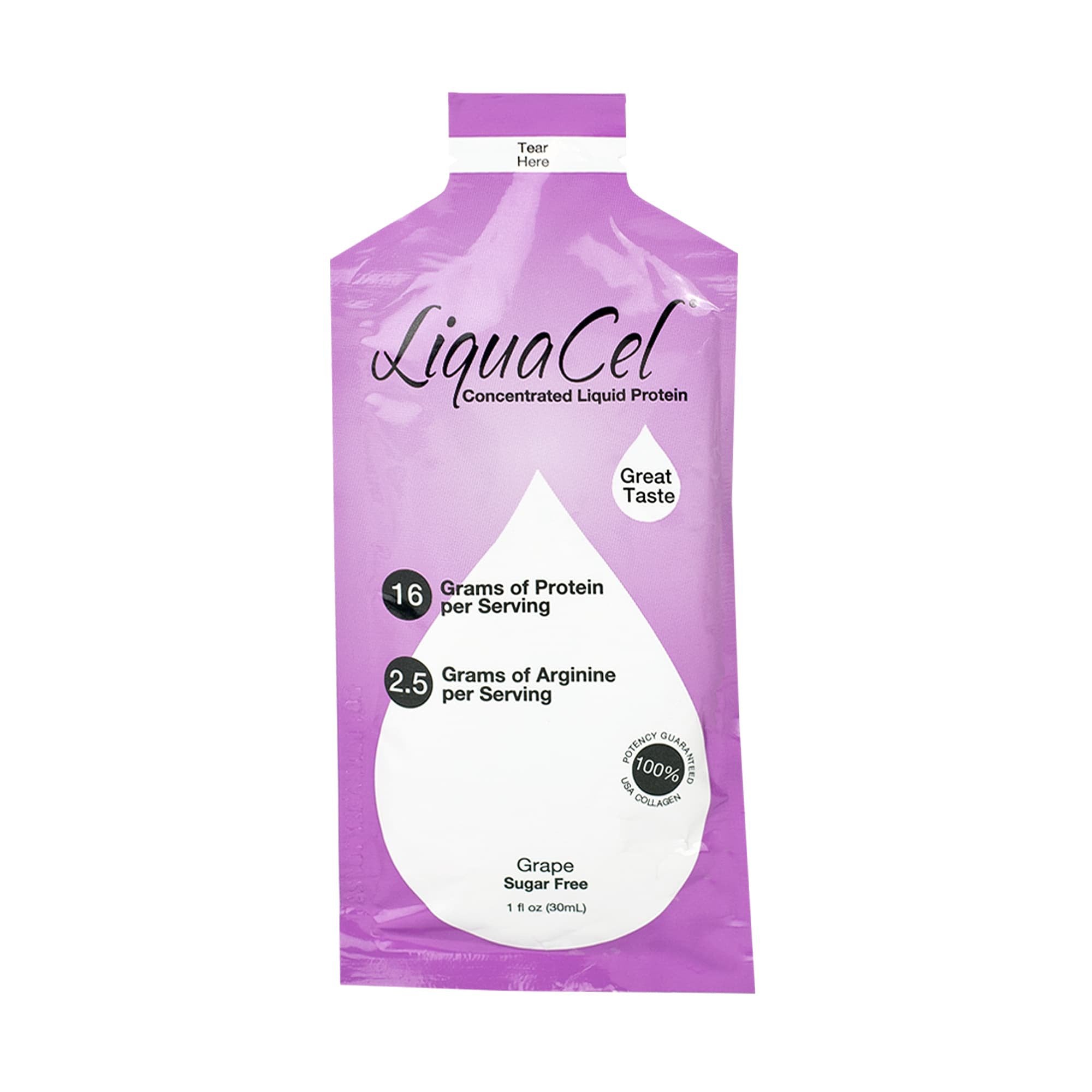 Global Health Products LiquaCel Grape Concentrated Liquid Protein (100/CS)