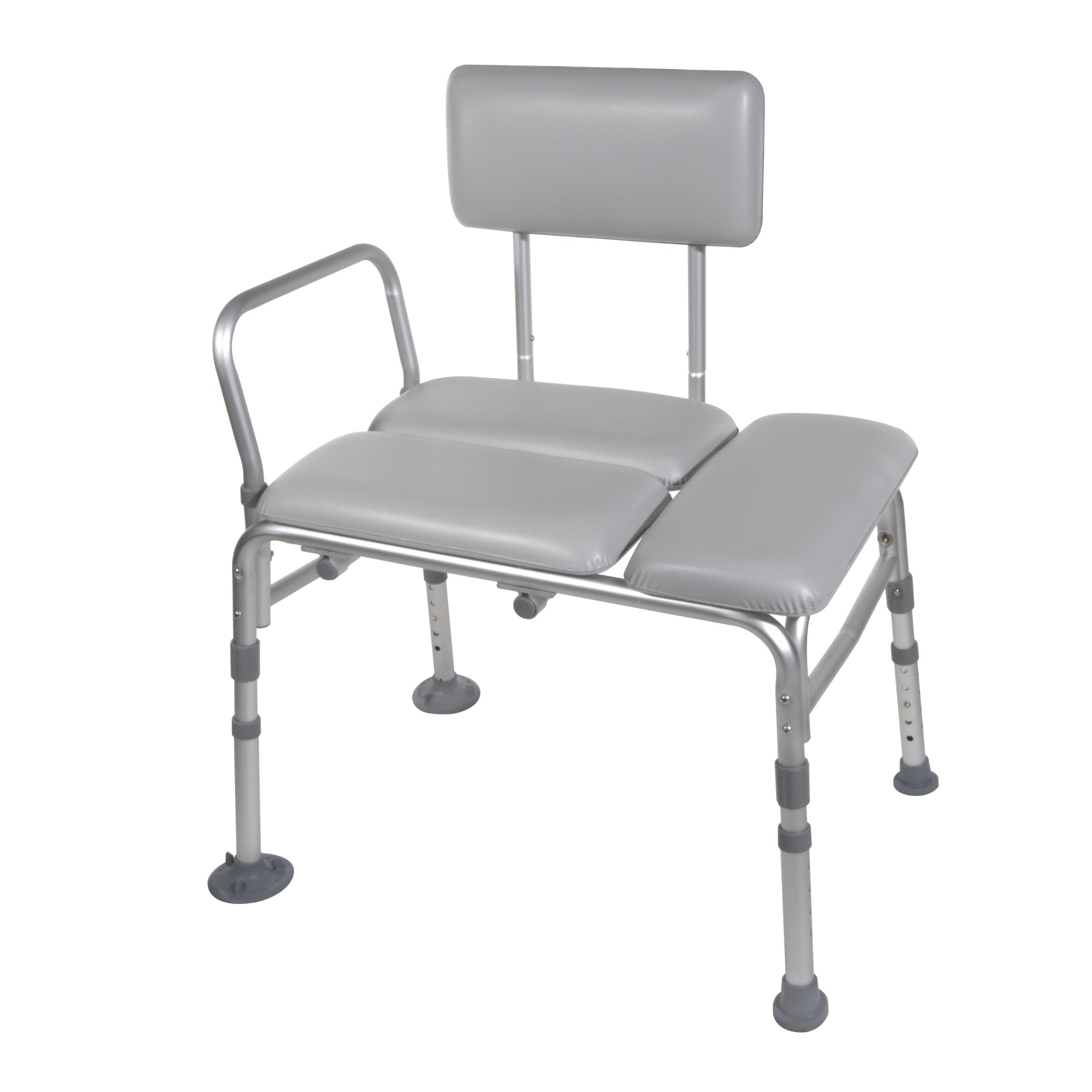 drive Aluminum Knocked Down Bath Transfer Bench, 17¾ – 21¾ Inch Seat Height (Each)