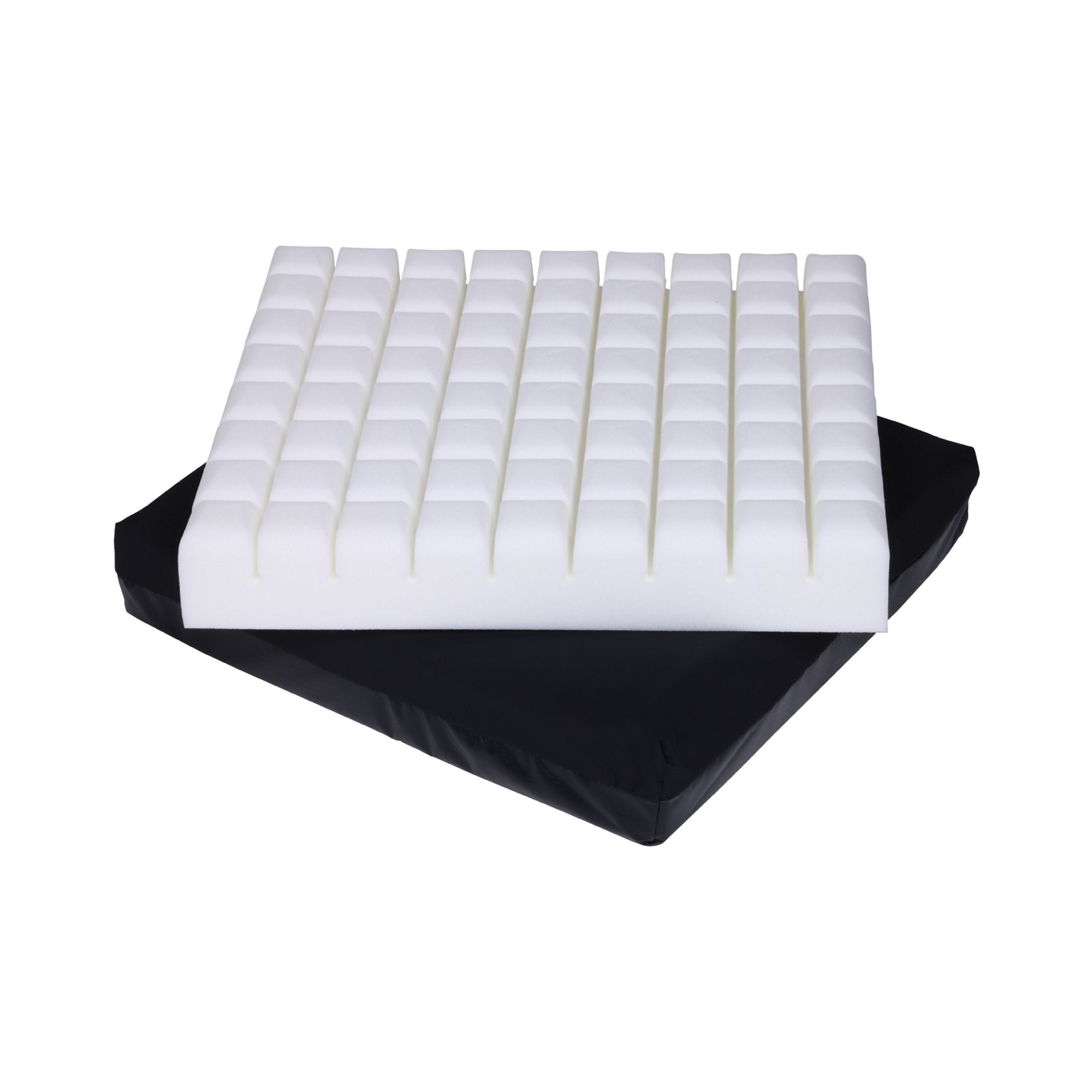 Span America Geo-Matt Foam PRT Seat Cushion, 18 x 16 x 3 Inch, Black (6/CS)