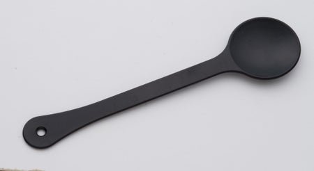 Dukal Eye Occluder - 2-1/4 x 9-1/2 Inch Single Ended Paddle Style without Pinhole - Black Plastic