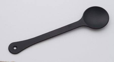 Dukal Eye Occluder - 2-1/4 x 9-1/2 Inch Single Ended Paddle Style without Pinhole - Black Plastic