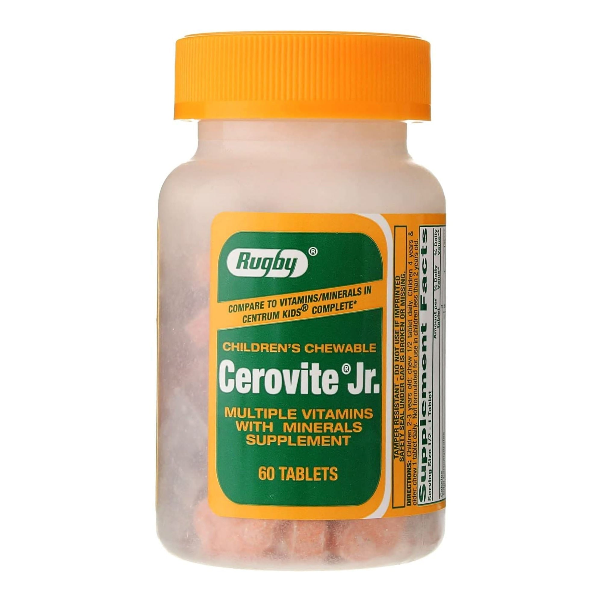 Cerovite Jr. Multivitamin Supplement (Bottle of 60)