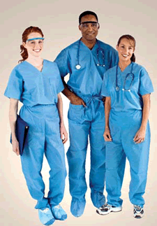 Encompass Group Evolution Behavioral Health Disposable Patient Pant, Forest Green, Drawstring Waist (50/Cs)