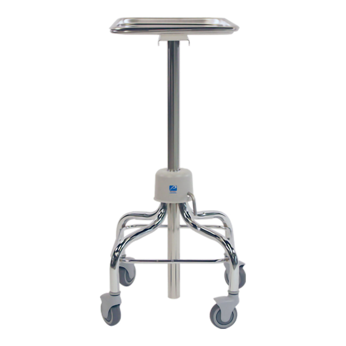 Pedigo Mayo Instrument Stand/Tray - 4 Leg Base 30 - 40" 19.125"