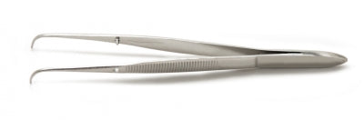 Graham-Field Eye Dressing Forceps - Full Curved, 4"