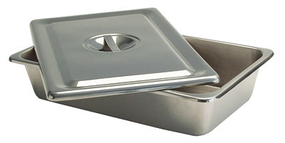 Graham-Field Instrument Catheter Tray with Flat Cover-Recessed Grip 12 1/8" x 7 5/8" x 2 1/8"