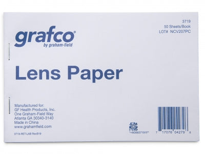 Graham-Field Lens Paper, 4"X6" 50 SheetSharp/Bluntk 12 Bk/Pk, Grafco