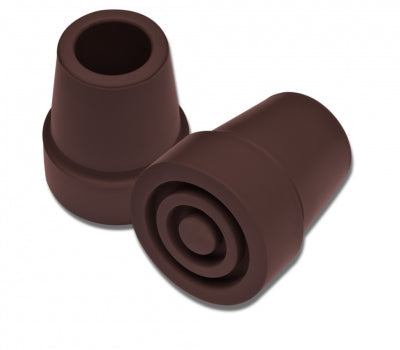 Graham-Field Lumex Aluminum Cane Replacement Tips Brown 3/4"