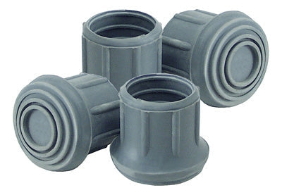 Graham-Field Rubber Tips 1 1/8" Gray 2Pr/Pkg