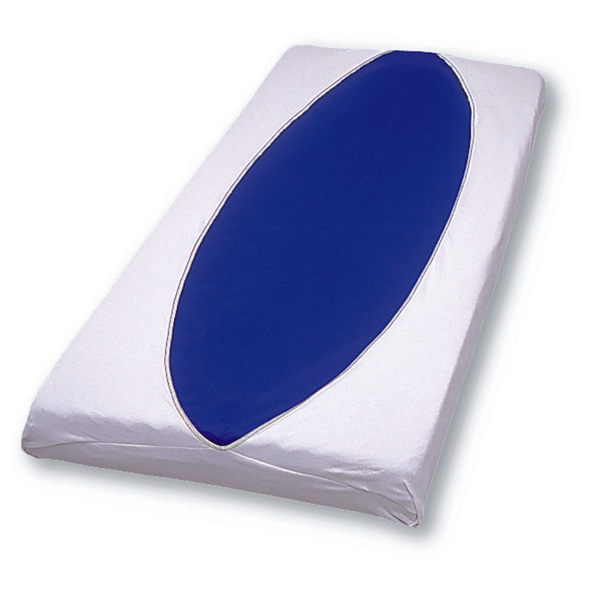 Bed Sheet UltrKnit Fitted 36 W X 84 L X 8 D Inch White / Green Hem Cotton / Polyester Reusable