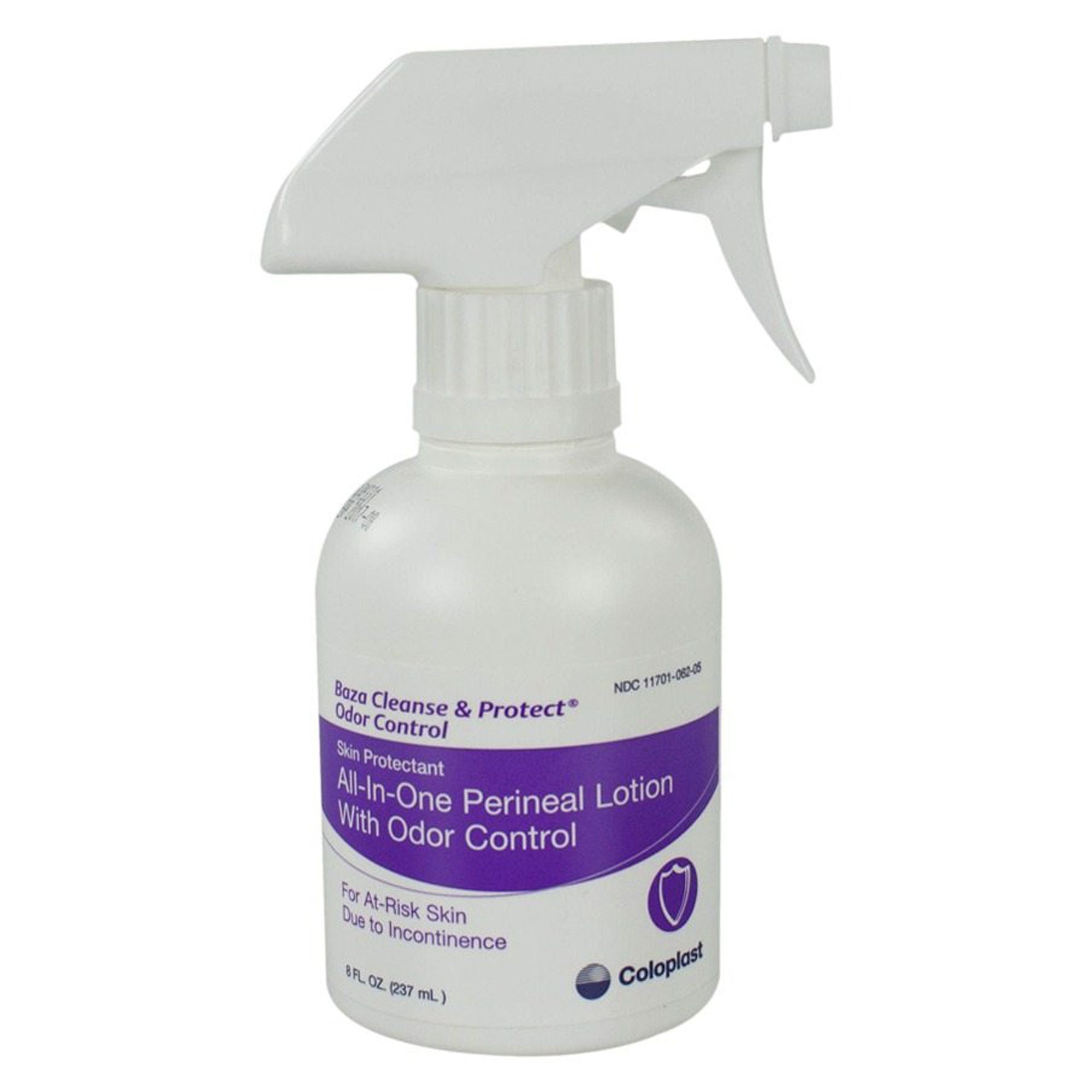 Baza Cleanse and Protect Perineal Wash w/ Odor Control, Unscented, 8-oz. bottle (Case of 12)