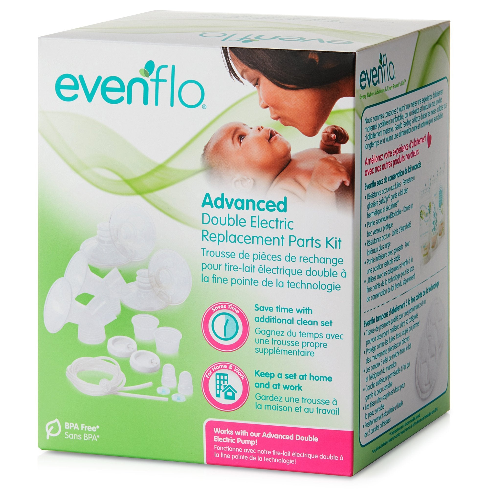 Midway Importing Inc Evenflo Advanced Breast Pump Replacement Parts Kit (12/CS)