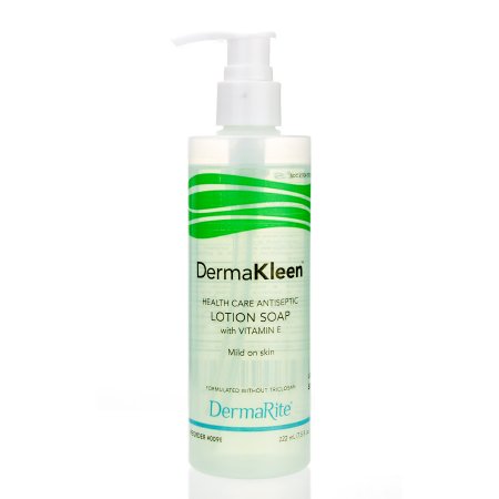 SOAP LOTION ANTIMICROBL W/PUMPDERMAKLEEN 7.5OZ BTL 24/CS