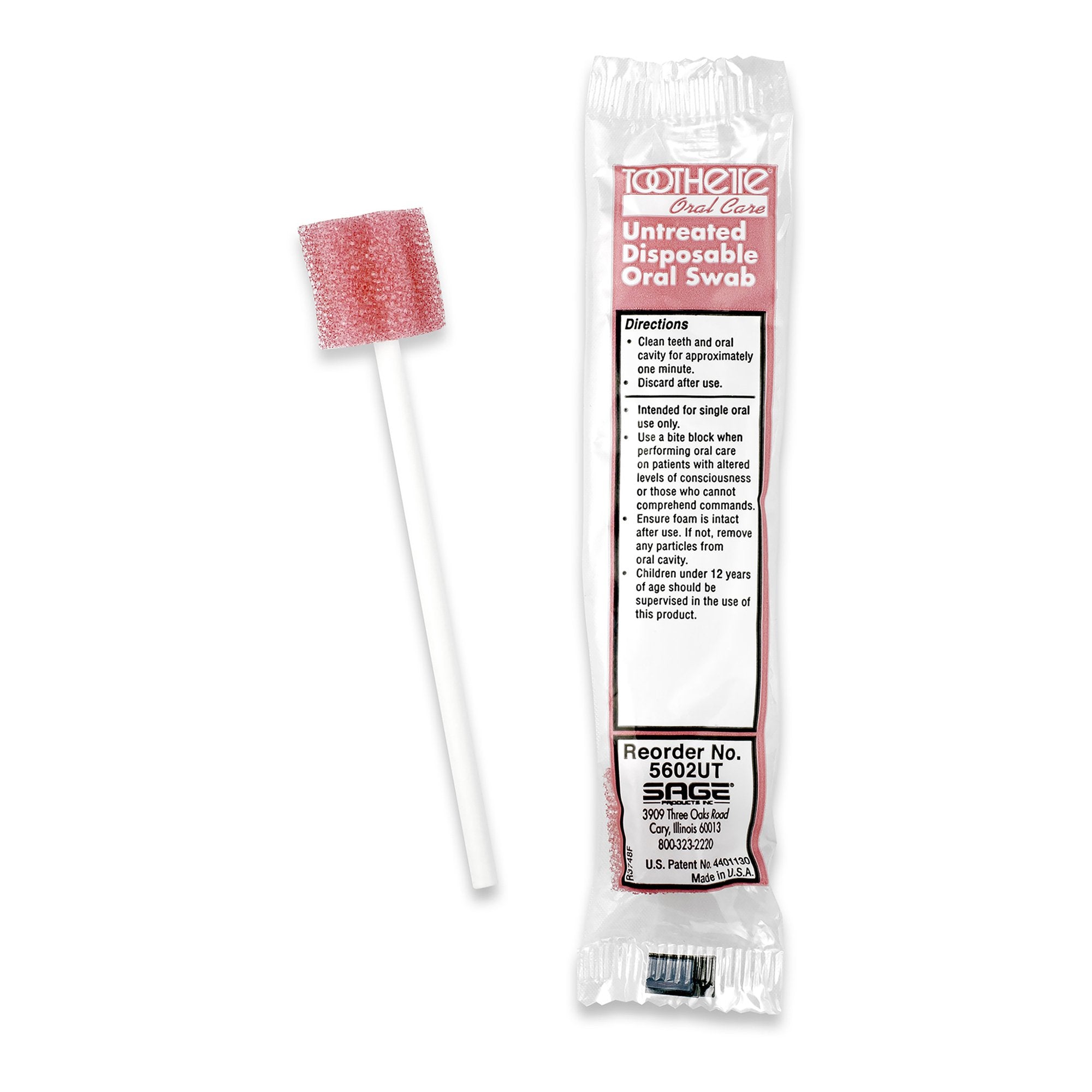 Sage Products Toothette Oral Swabstick (1000/CS)