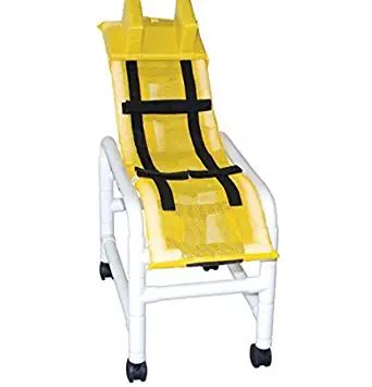 MJM International Articulating bath chair (MEDIUM) w/ base (fully adjustable), no casters, 130 lbs wt cap
