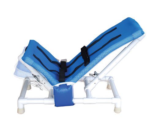 MJM International Articulating bath chair (SMALL) w/ base & casters (fully adjustable), 100 lbs wt cap