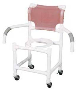 MJM International Optional Double drop arm (factory installed only), 30" internal shower chair
