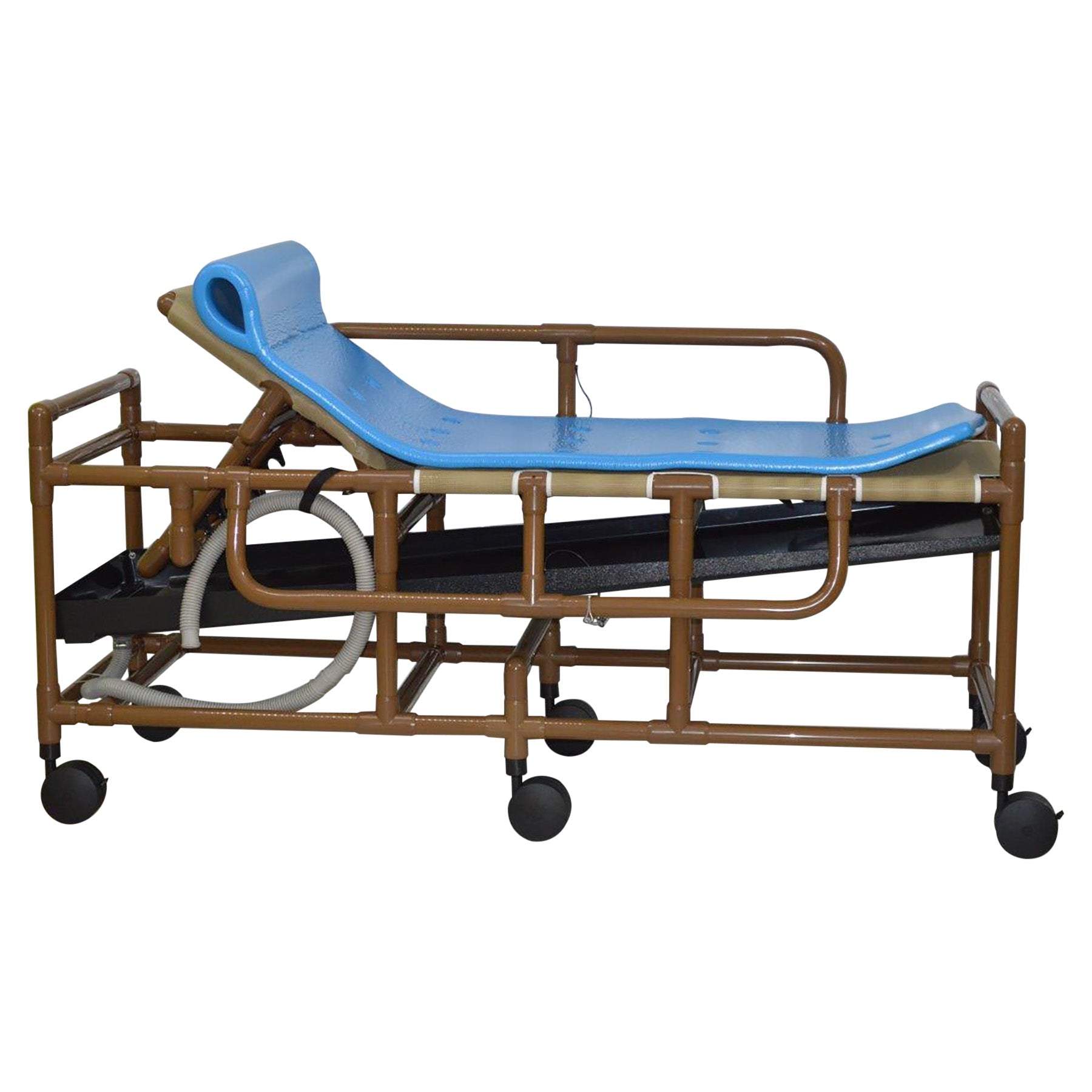 MJM International Wood Tone Shower Gurney