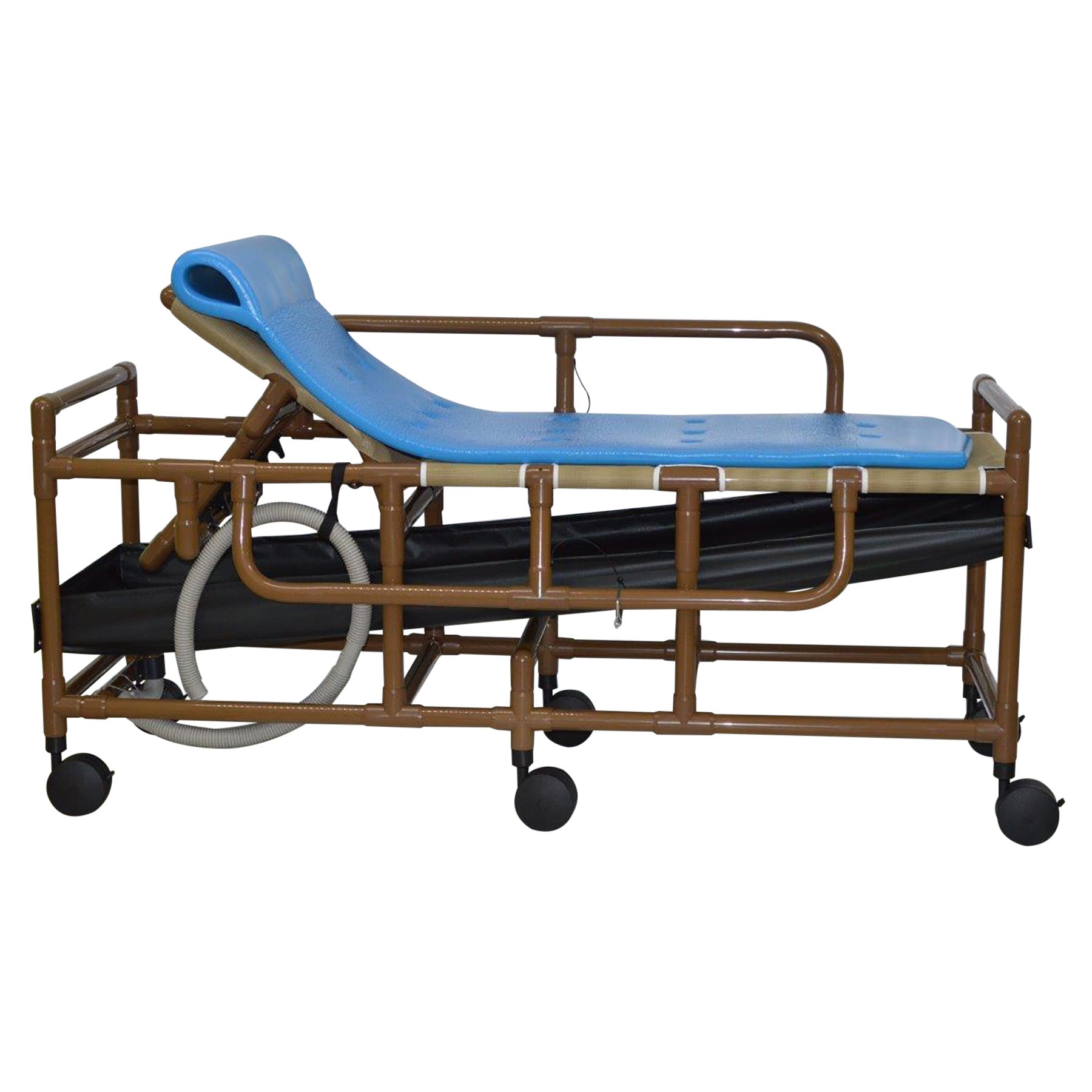 MJM International Wood Tone Shower Gurney