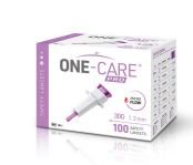 Links Medical Safety Lancet ONE-CARE 30 Gauge Retractable Push Button Activation Finger (100/BX)