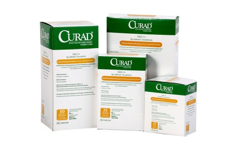 Curad Xeroform Petrolatum Impregnated Dressing, 4 x 4 Inch (150/CS)