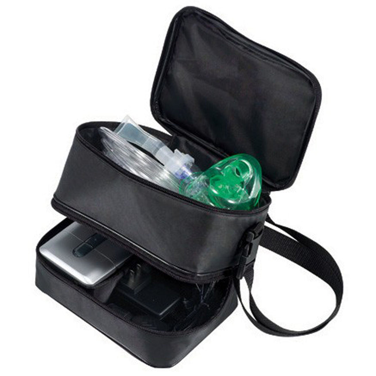 Compressor Nebulizer System Traveler Small Volume Medication Cup Adult / Pediatric Aerosol Mask Delivery (Each)