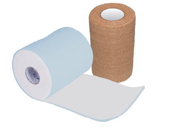 DRESSING COMPRESSION 2LAYR SYS4IN TAN XL 2RL/BX 8BX/CS