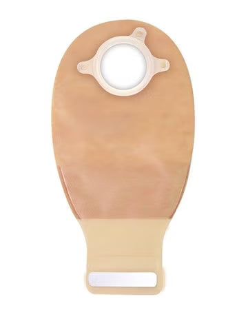 POUCH DRAINABLE 12IN 2SIDEDFILTER TAN 1.75 FLNG 10/BX