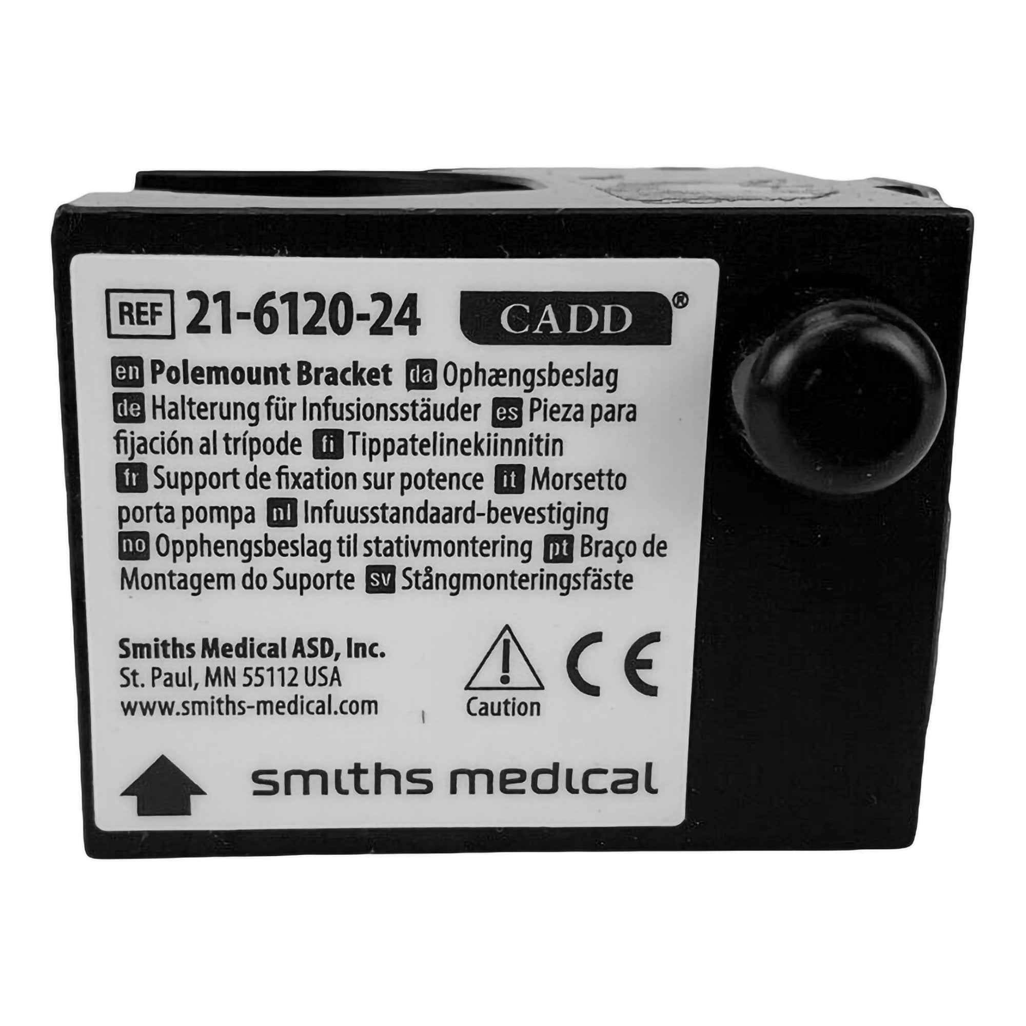 ICU Medical FKA Smiths Medical Pump Bracket CADD-Solis For Mounting Pump to IV Pole