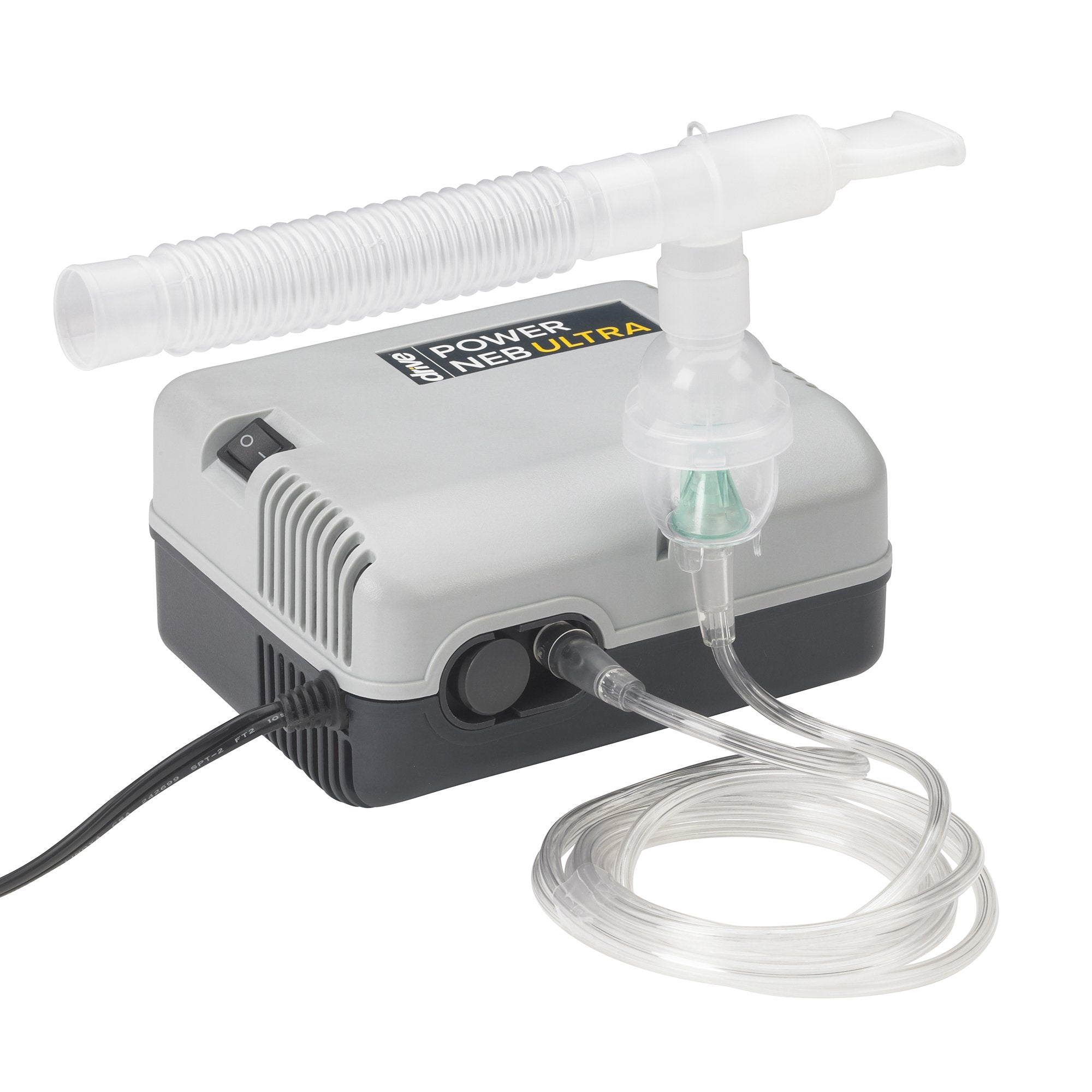Compressor Nebulizer System Drive Small Volume Medication Cup Adult / Pediatric Mouthpiece Delivery