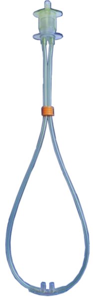 Heated Humidification Nasal Cannula Neotech RAM Cannula Neonatal Curved Prongs Without Tubing Low Flow Rate