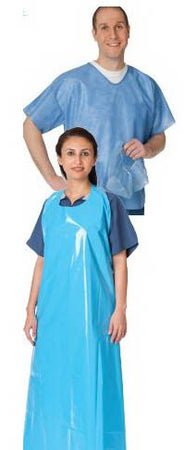 SCRUB TOP SHORT SLEEVE VNECKSMS LG BLUE 60/CS