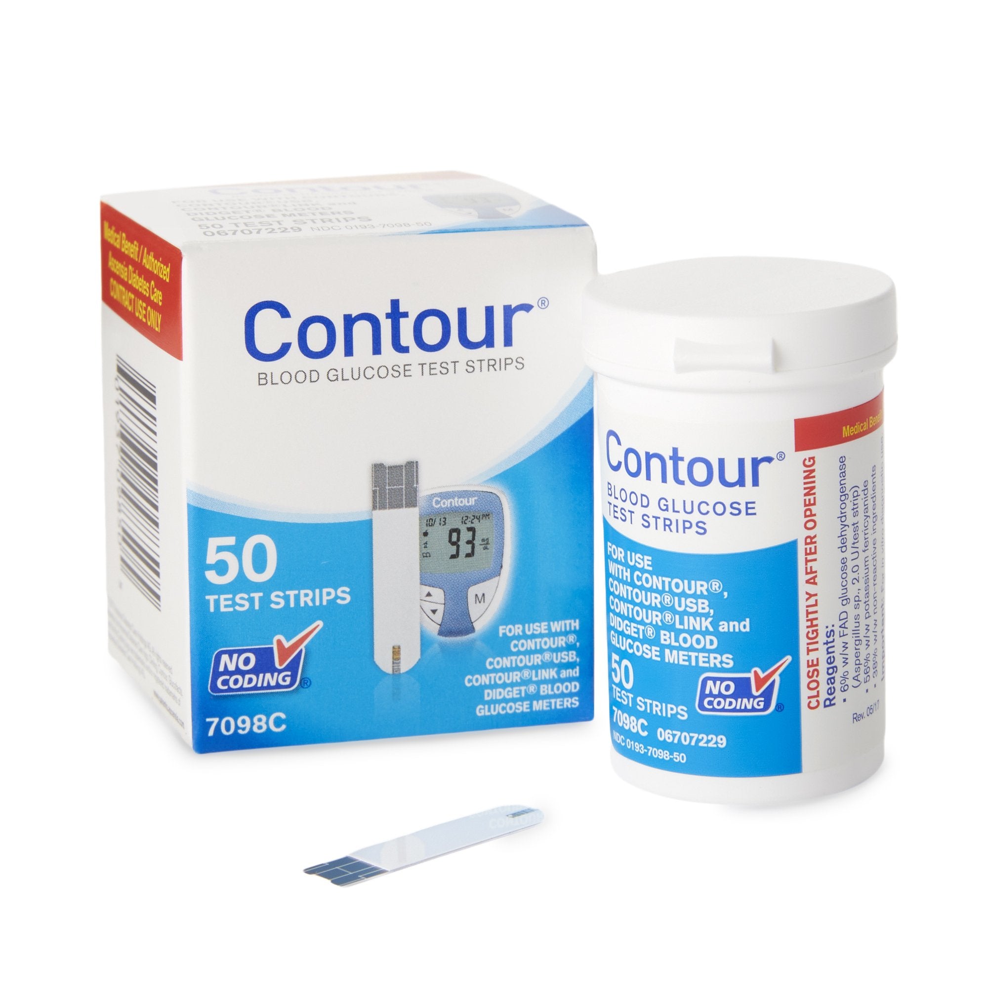 Bayer Contour Blood Glucose Test Strips (Case of 1200)