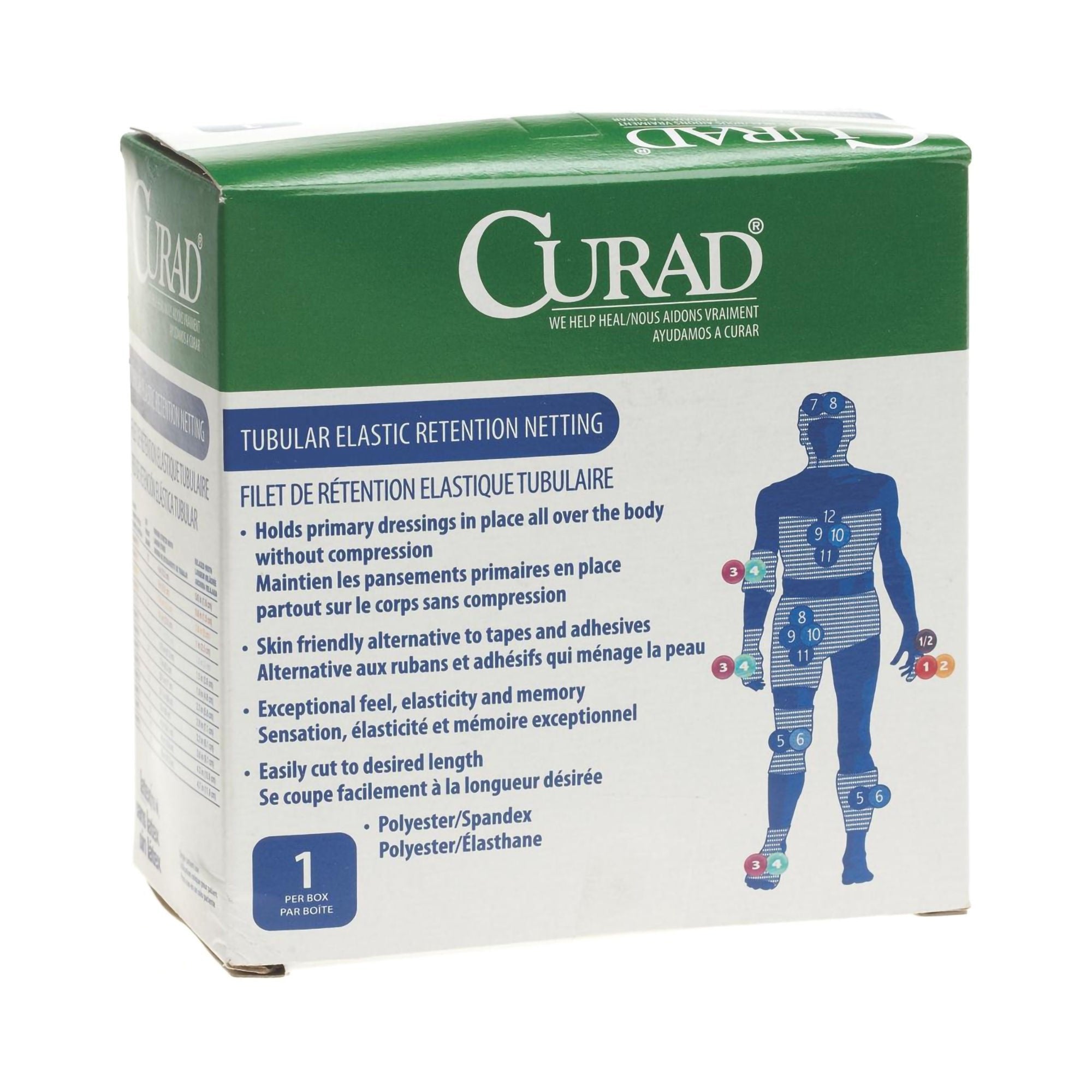 Curad Elastic Net Dressing, 36 Inch x 25 Yard (Each)