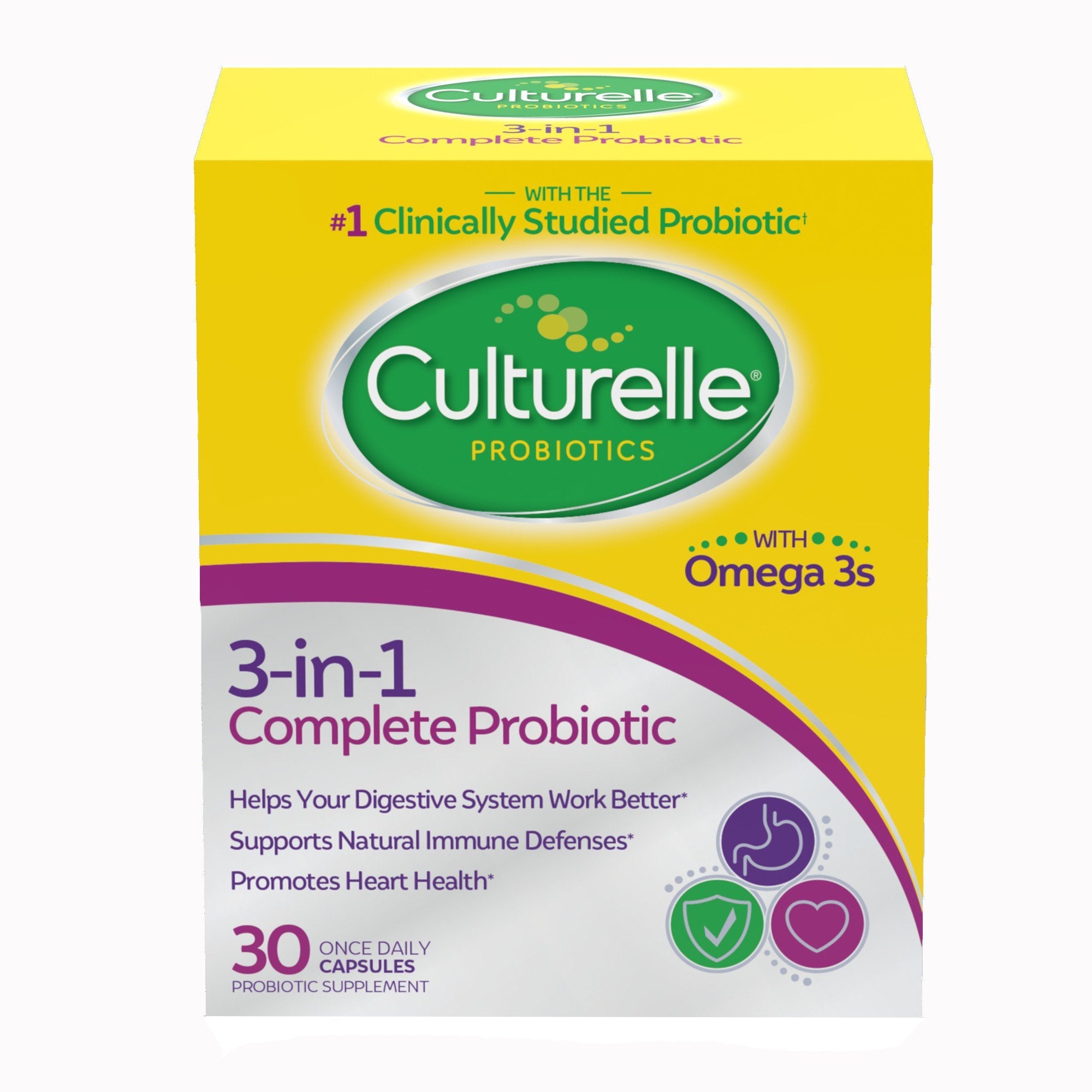 i-Health Inc Culturelle Three-in-One Complete Probiotic Capsules (24/CS)