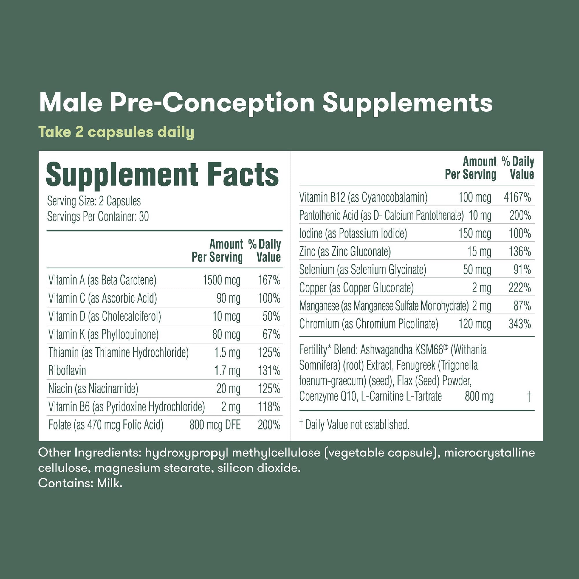 Fridababy LLC Frida Fertility Pre-Conception Supplement Set (12/CS)