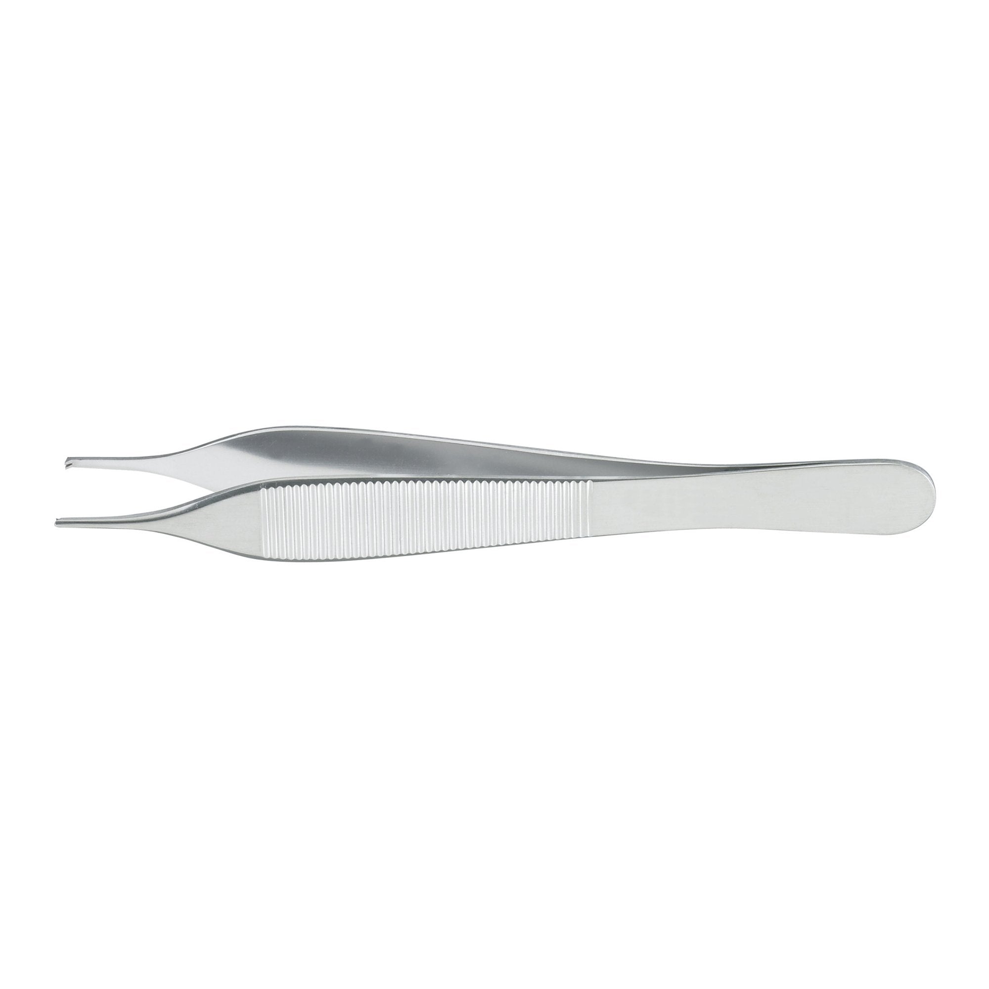 Tissue Forceps McKesson Argent Hudson-Ewald 4-3/4 Inch Length OR / Surgical Grade German Stainless Steel NonSterile NonLocking Thumb Handle Straight 1 X 2 Teeth