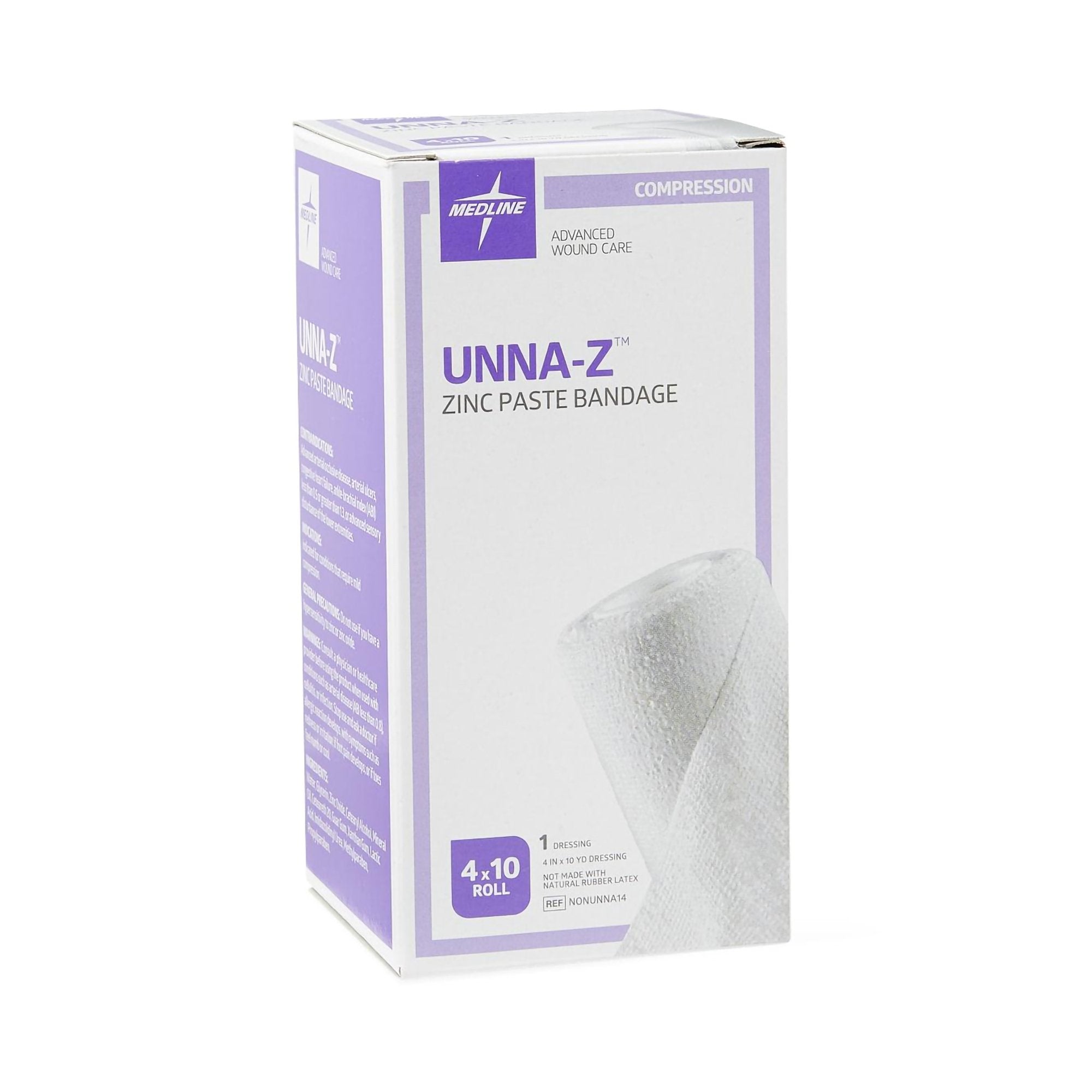 Medline Unna Boot Unna-Z Zinc Oxide 4 Inch X 10 Yard (NONUNNA14 / CS)