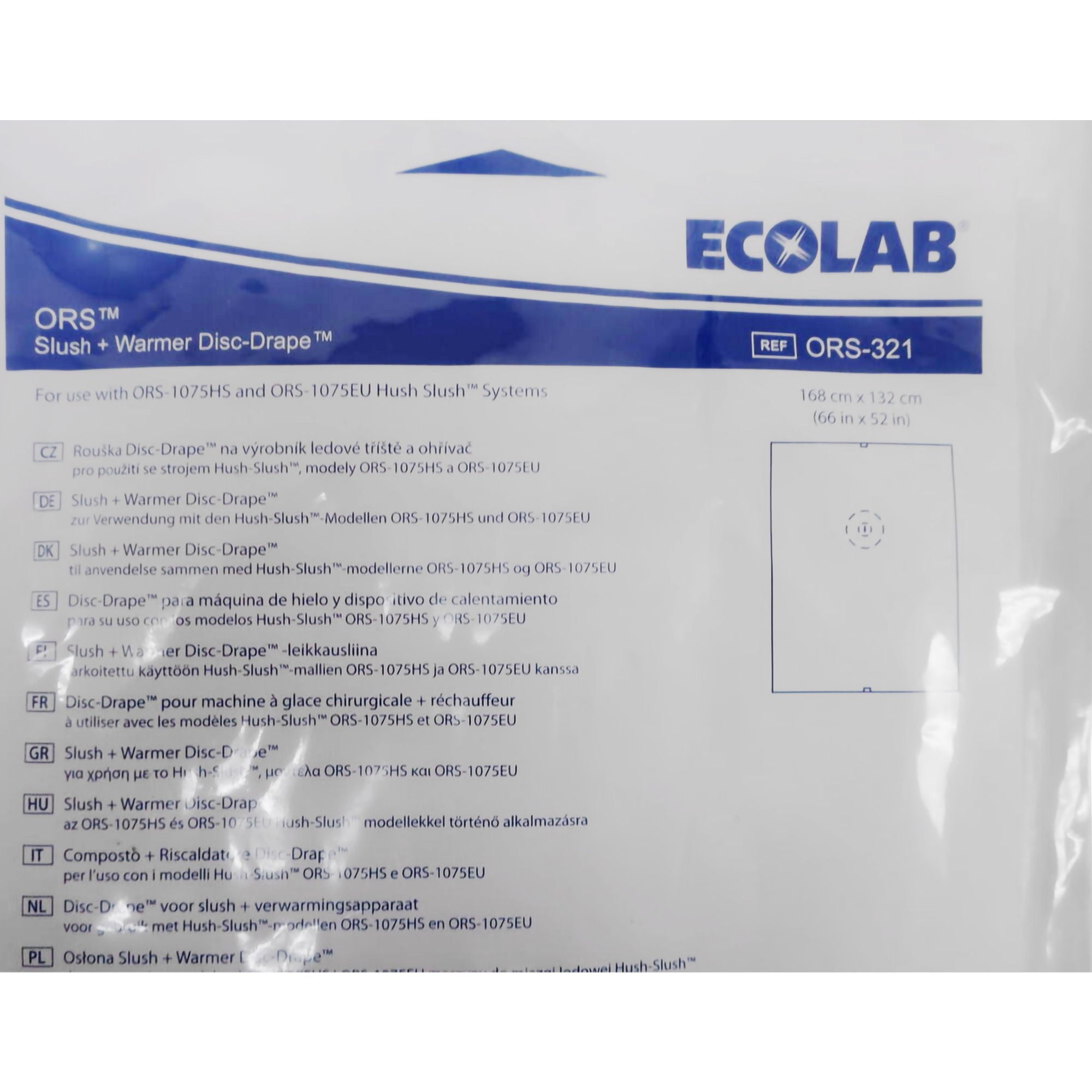 Medline ORS Fluid Warming Drape Ecolab ORS 52 X 66 Inch (ORS-321 / CS)