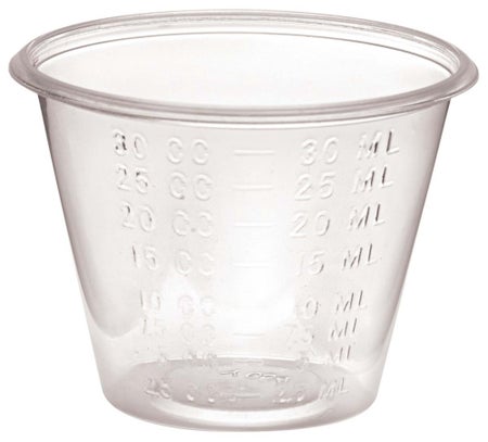Medline Graduated Medicine Cup (5000/CS)